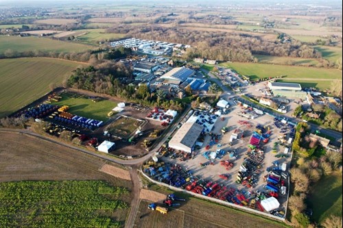 Aerial view of Ernest Doe site